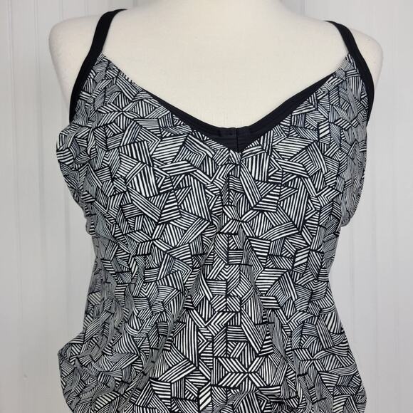 Athleta Laguna Scrunch Tankini Top Size 34 B/C - Picture 2 of 8